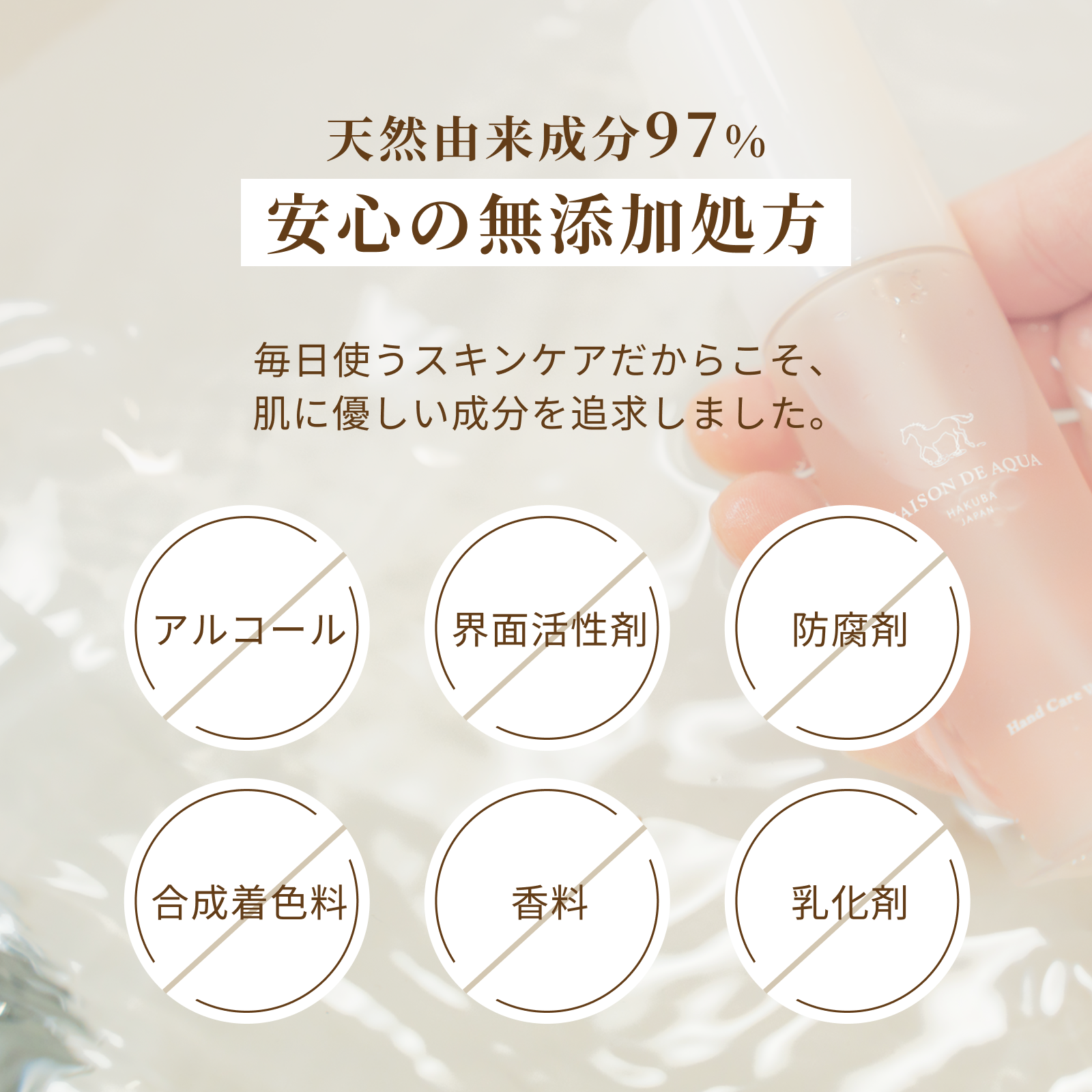 【MAISON DE AQUA】ハンドケアウォーター